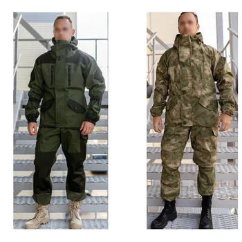 Rus Özel Kuvvetler Yeni GORKA-5 Savaş Seti Taktik Camo Airsoft Balon Açık erkek Avcılık Eğitim Takım Elbise