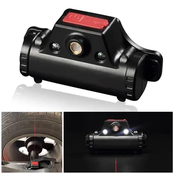 Araba tekerlek dengeleyici lazer konumlandırma kızılötesi Nokta bulmak için kurşun blok lastik dengesi lazer ışığı USB şarj portu 2 LED ışıkları