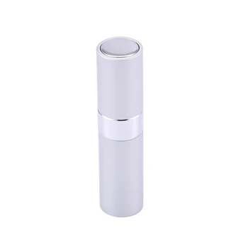8 ml Mini Şişe Doldurulabilir Boş Parfüm Atomizer-Gümüş