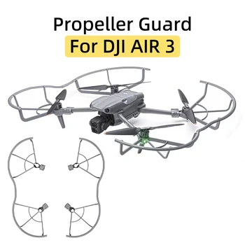 DJI HAVA 3 Drone için Pervane Guard Kürek Bıçakları Anti-çarpışma Halka Kanatları Koruyucu Kapak Koruyucu Güvenlik Uçuş Aksesuarları