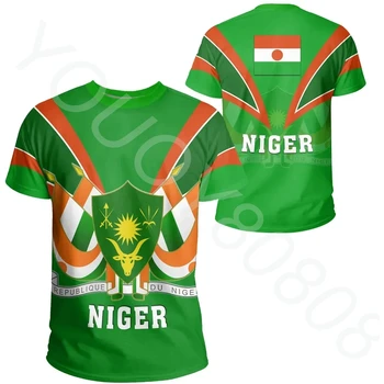 Yaz Afrika T-Shirt Nijer T-Shirt Fildişi Tarzı Spor Rahat Sokak Harajuku erkek giyim T-Shirt