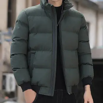Erkek kışlık ceketler ve Mont Pamuk Giyim Giyim 2023 Yeni Parkas Ceket erkek Rüzgarlık Kalın Sıcak Erkek Parkas