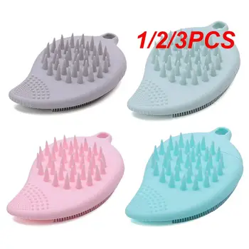 1/2/3 ADET Çok Fonksiyonlu Temizleme Fırçaları Derin Temiz Silikon Taşınabilir Yüz Fırça Burun Fırçası duş fırçası Saç Masaj Fırçaları