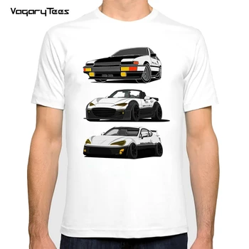 Yeni Varış Serin Otomotiv Araba Turbo Tofu dükkanı taşıma evrim erkekler Anime tshirt homme Gömlek erkekler Hip-Hop Streetwear giyim