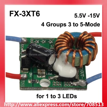 FX-3XT6 25mm 2A 5.5 V-16V 4 Grup 3 ila 5 Modlu sürücü devre kartı 1 ila 3 LED (1 adet)