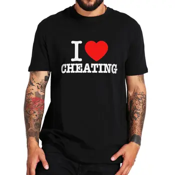 Seviyorum Hile T Shirt Komik Tırnaklar Mizah Şakalar Kısa Kollu Rahat %100 % Pamuk Unisex AB Boyutu Yumuşak T-shirt