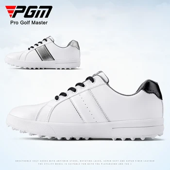 PGM golf ayakkabıları Kadın su Geçirmez ayakkabı Mikrofiber Deri Bayan Rahat spor ayakkabı Kaymaz Golf Eğitim Sneakers XZ187