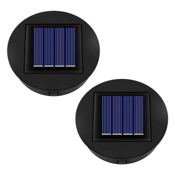 2 ADET güneş ışığı değiştirme üst ünite 8cm, Yedek güneş panelleri, Dış Bahçe fener Güneş lambası