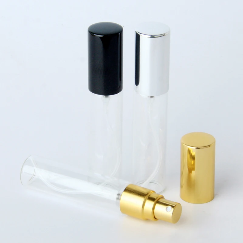 100 Adet/grup 10ml Taşınabilir Parfüm Şişesi Sprey Seyahat Parfüm Hediye Örnek Mini Şişe Parfüm Makyaj Containrs Görüntü 5