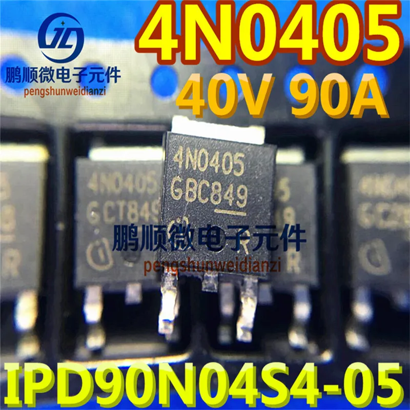 20 adet orijinal yeni Yeni IPD90N04S4-05 4N0405 86A / 40V TO252 MOSFET Görüntü 0