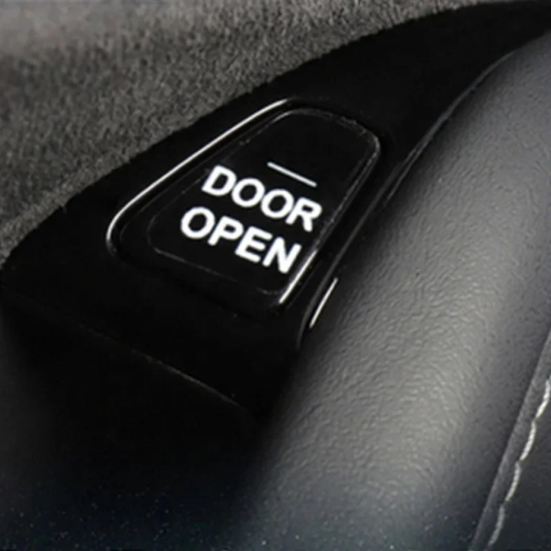 Model3 Aydınlık Araba Açık Kapı Düğmesi Çıkartmalar Tesla Modeli 3 Hatırlatma Kapı Açık Etiket Kol Dayama Pencere Kaldırma Düğmesi Anahtarı Görüntü 3