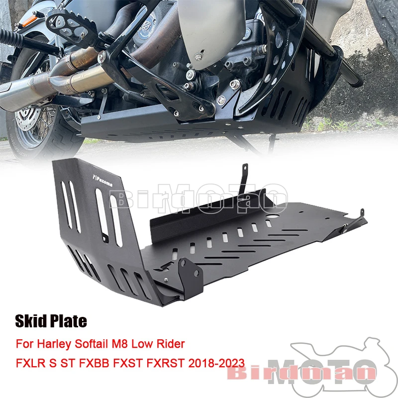 Motosiklet Kızak Plakası Motor Koruma Çerçeve Şasi Kapak İçin Harley Softail Düşük Binici S ST Sokak Bob Standart FXST 2018-2023 Görüntü 0
