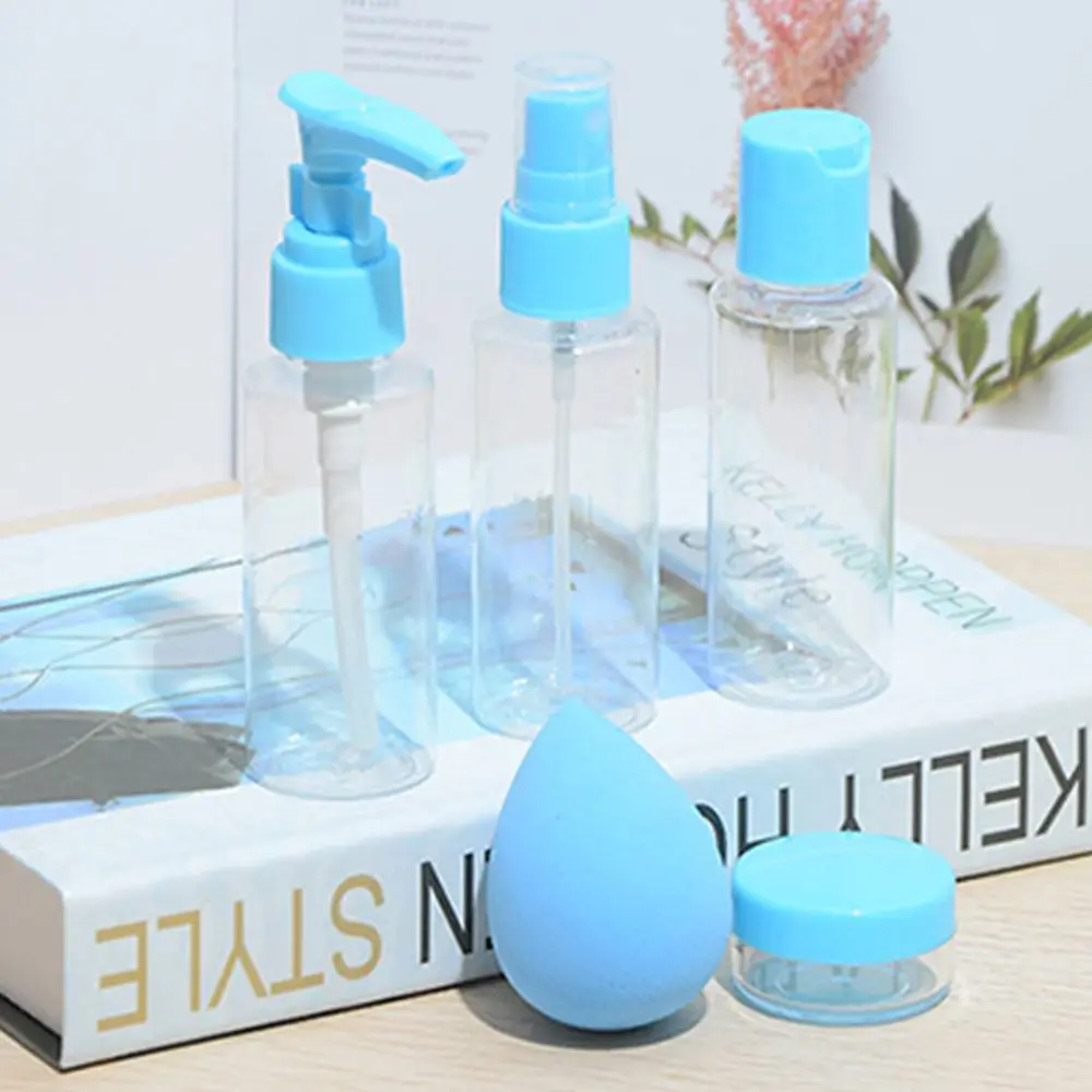 PET Doldurulabilir Parfüm Krem Alt Şişe Kozmetik Konteyner Seti tuvalet şişesi Makyaj şişeleri Seti Boş Şişe Görüntü 2