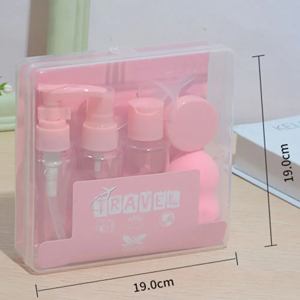 PET Doldurulabilir Parfüm Krem Alt Şişe Kozmetik Konteyner Seti tuvalet şişesi Makyaj şişeleri Seti Boş Şişe Görüntü 5