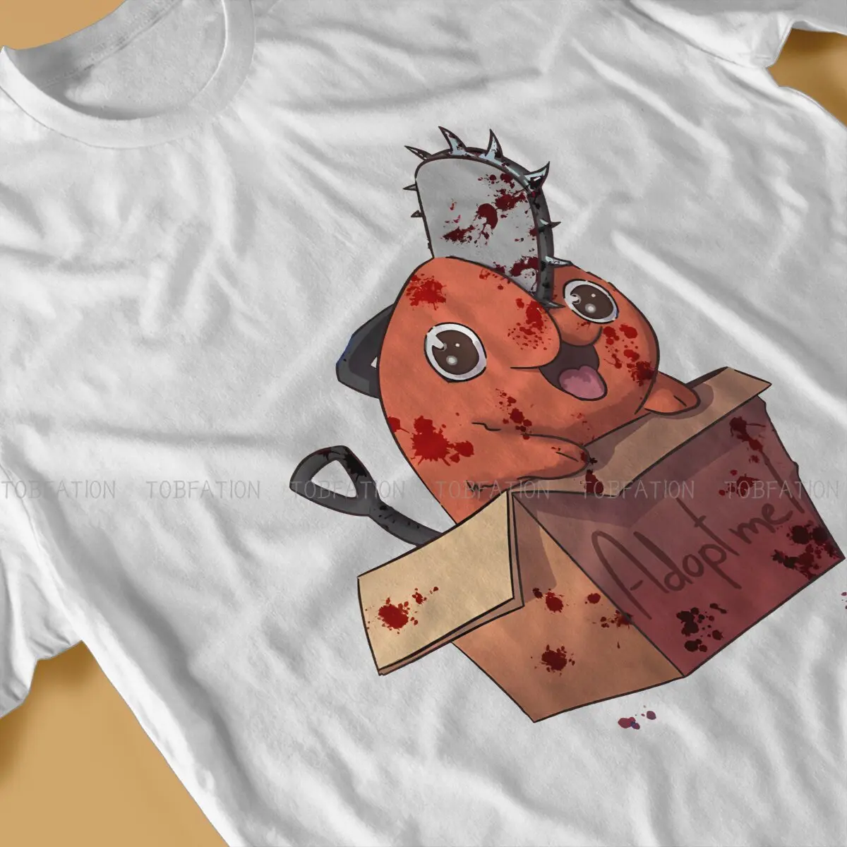 Pochita Tarzı TShirt Testere Adam Anime Rahat Yeni Tasarım Grafik T Shirt Şeyler Ofertas Görüntü 2