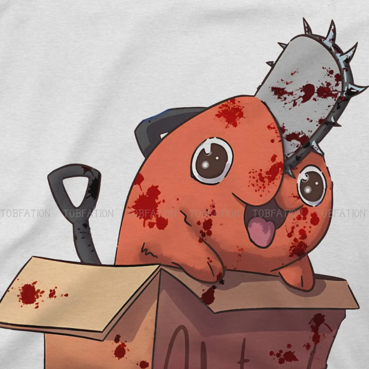 Pochita Tarzı TShirt Testere Adam Anime Rahat Yeni Tasarım Grafik T Shirt Şeyler Ofertas Görüntü 3