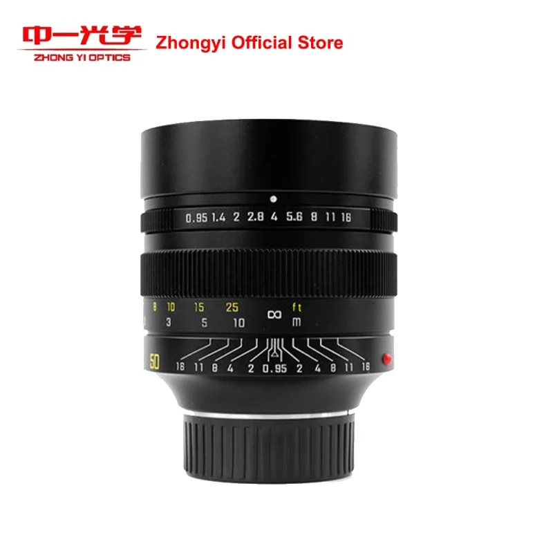 Zhongyi Mitakon 50mm F0.95 Tam Çerçeve Büyük Diyafram Portre Lens Leica M Dağı Kamera M2 M3 M5 M6 M7 M9 M10 MP M262 M-D Görüntü 4