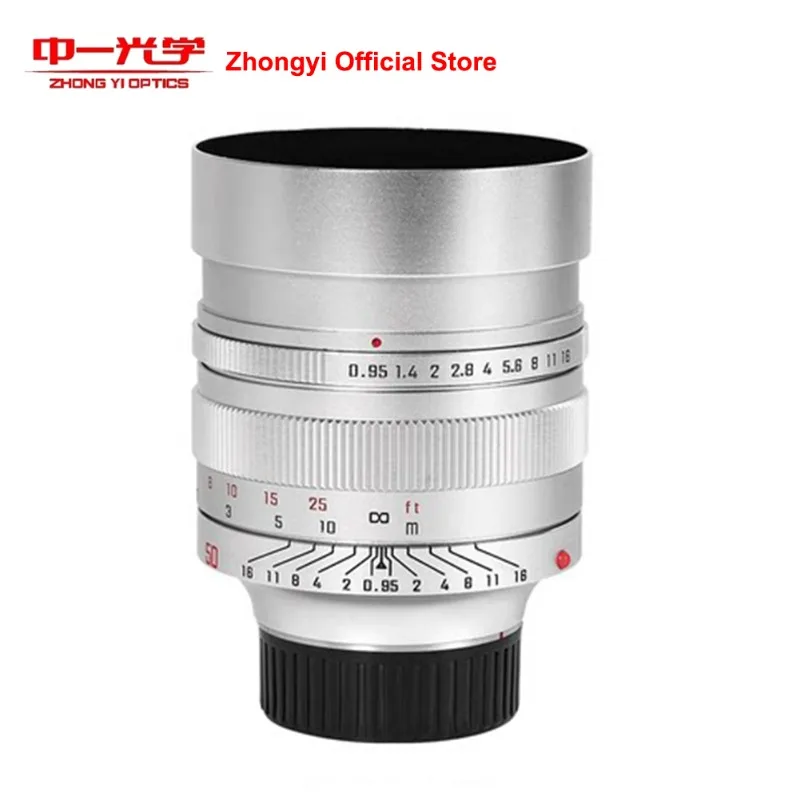 Zhongyi Mitakon 50mm F0.95 Tam Çerçeve Büyük Diyafram Portre Lens Leica M Dağı Kamera M2 M3 M5 M6 M7 M9 M10 MP M262 M-D Görüntü 5
